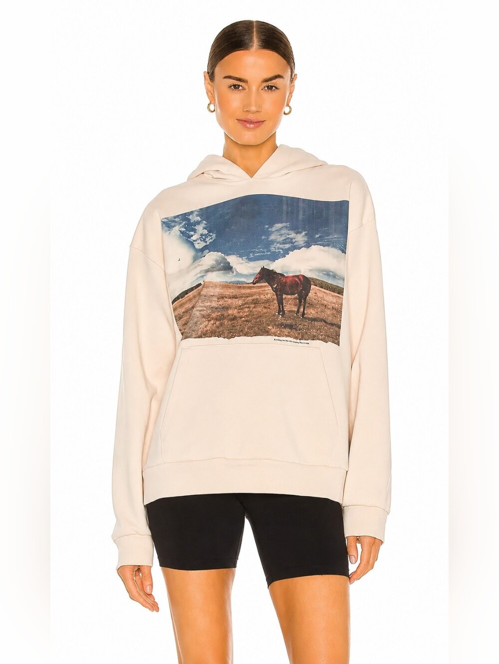 PROFOUND (210$) | Kill The Past Hoodie In Cream, Size XS (Oversized)